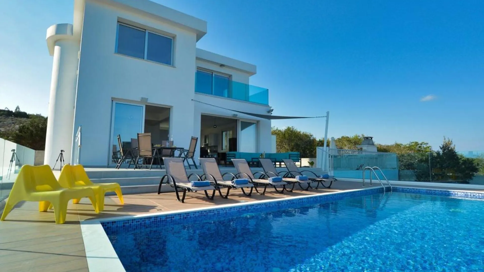 Villa Kono Provoles - Luxury 4 Bedroom Protaras Villa With Stunning Panoramic Sea Views