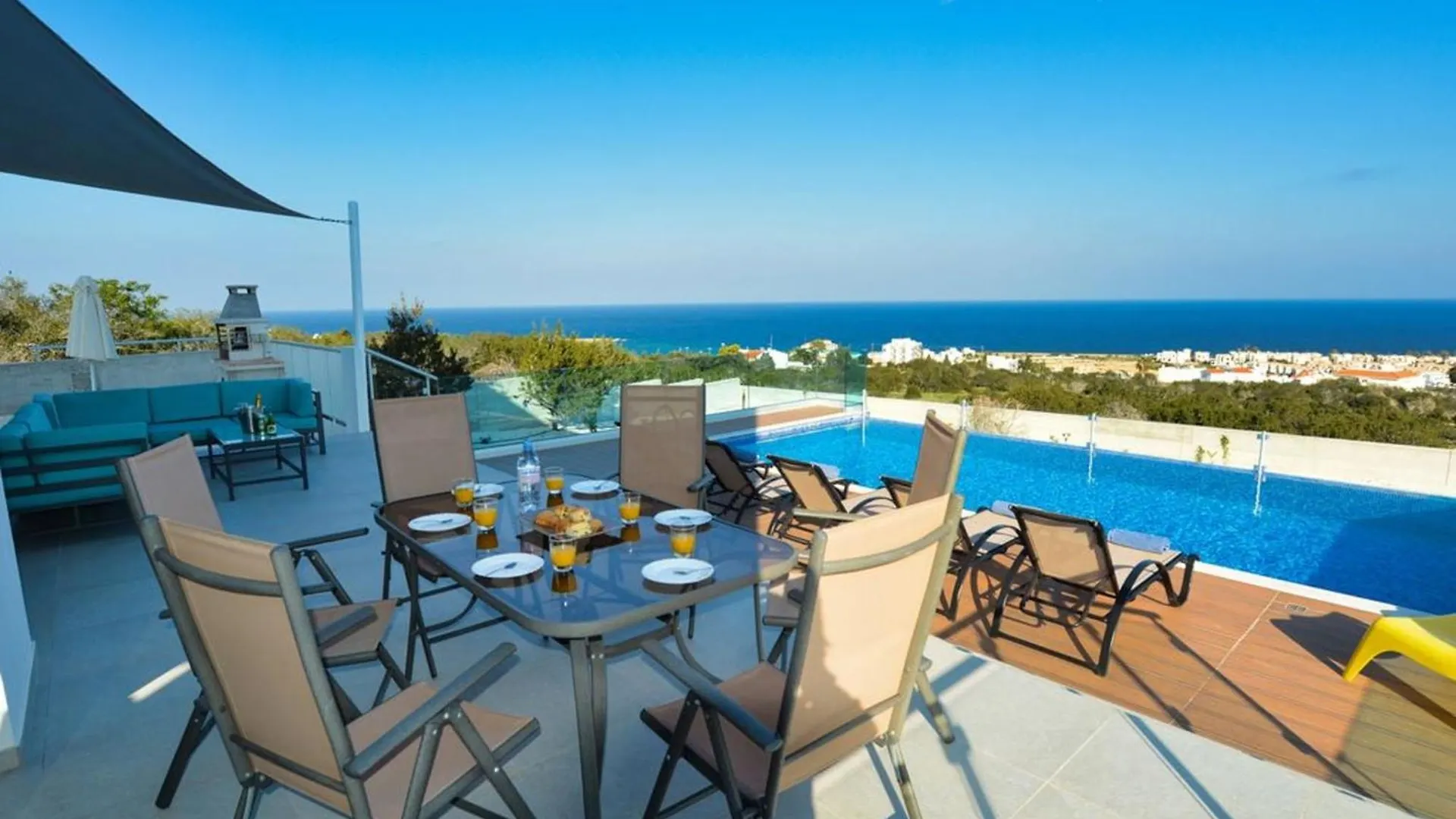 Villa Kono Provoles - Luxury 4 Bedroom Protaras Villa With Stunning Panoramic Sea Views Cypern