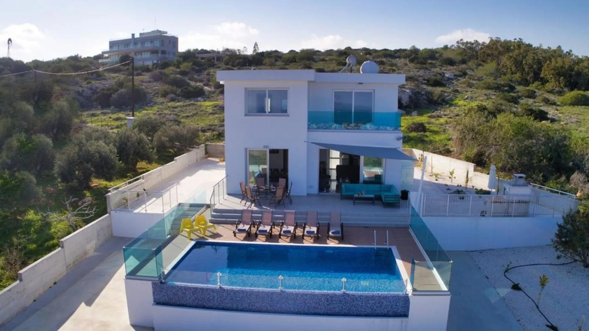 Villa Kono Provoles - Luxury 4 Bedroom Protaras Villa With Stunning Panoramic Sea Views