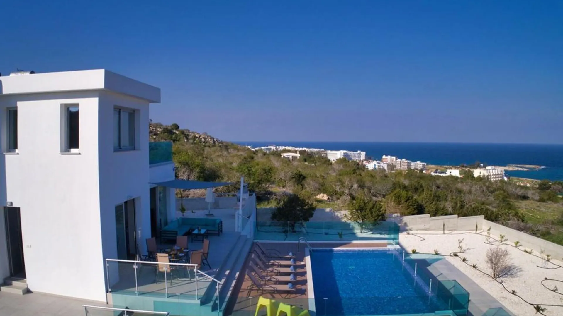 Villa Kono Provoles - Luxury 4 Bedroom Protaras Villa With Stunning Panoramic Sea Views